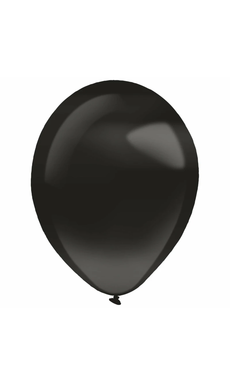 Latex Balloon Decorator Jet Black Pearl 13 cm / 5 Inches - 1pc