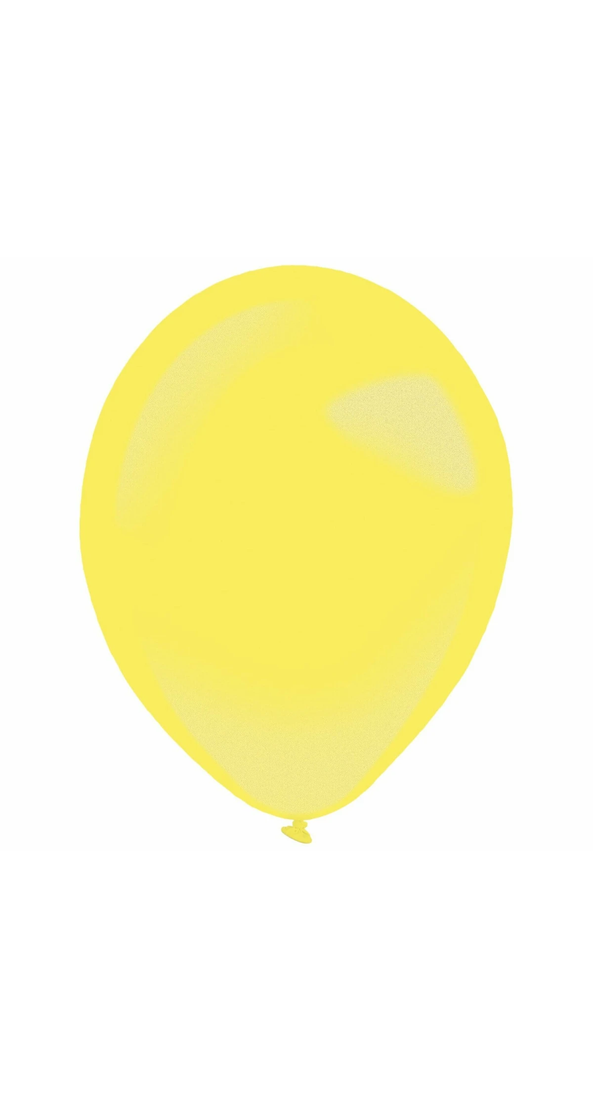Latex Balloon Decorator Yellow Sunshine Metallic 13 cm / 5 Inches - 1pc