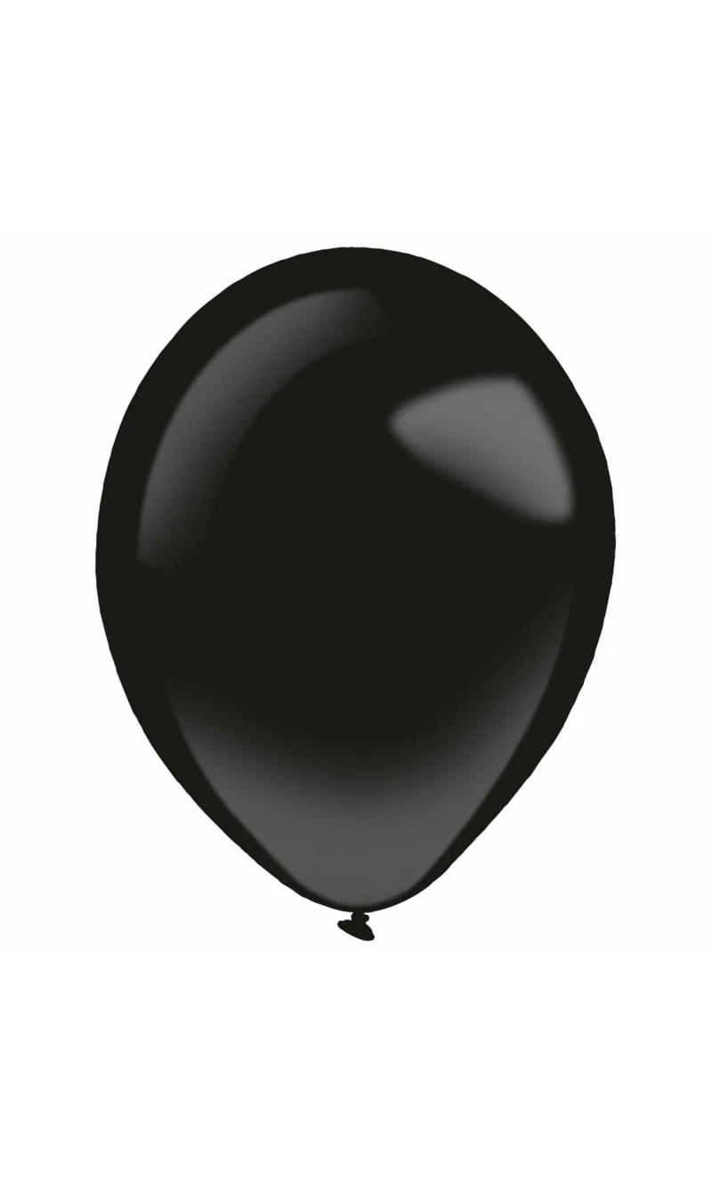 Latex Balloon Decorator Jet Black Fashion 13 cm / 5 Inches - 1pc