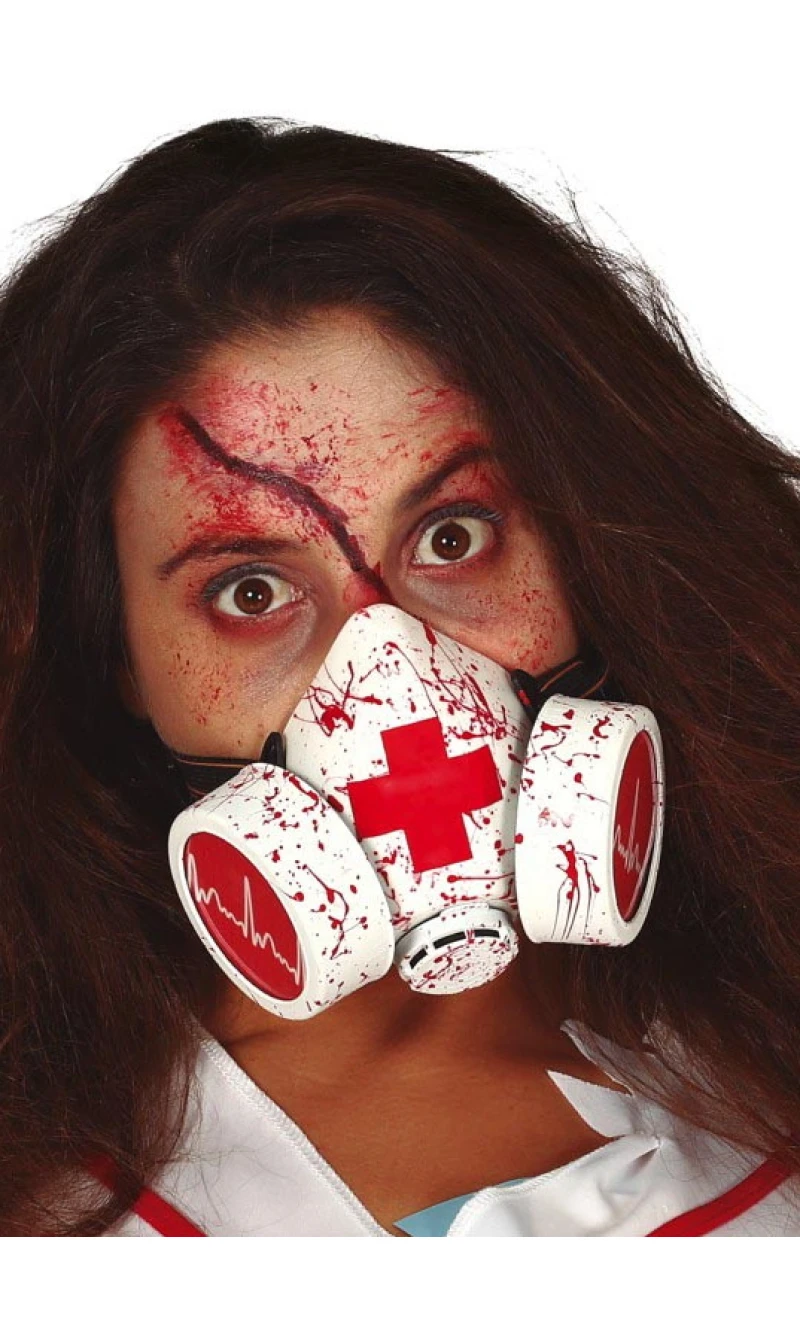 Bloody Gas Mask - Adult One Size