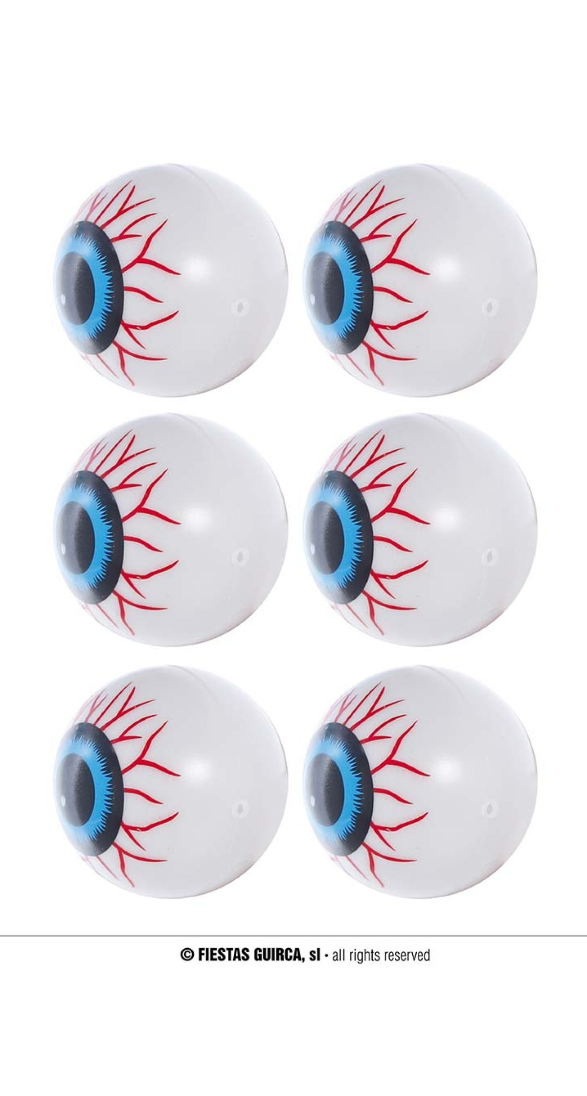 Halloween Eye Ballos - 6pcs