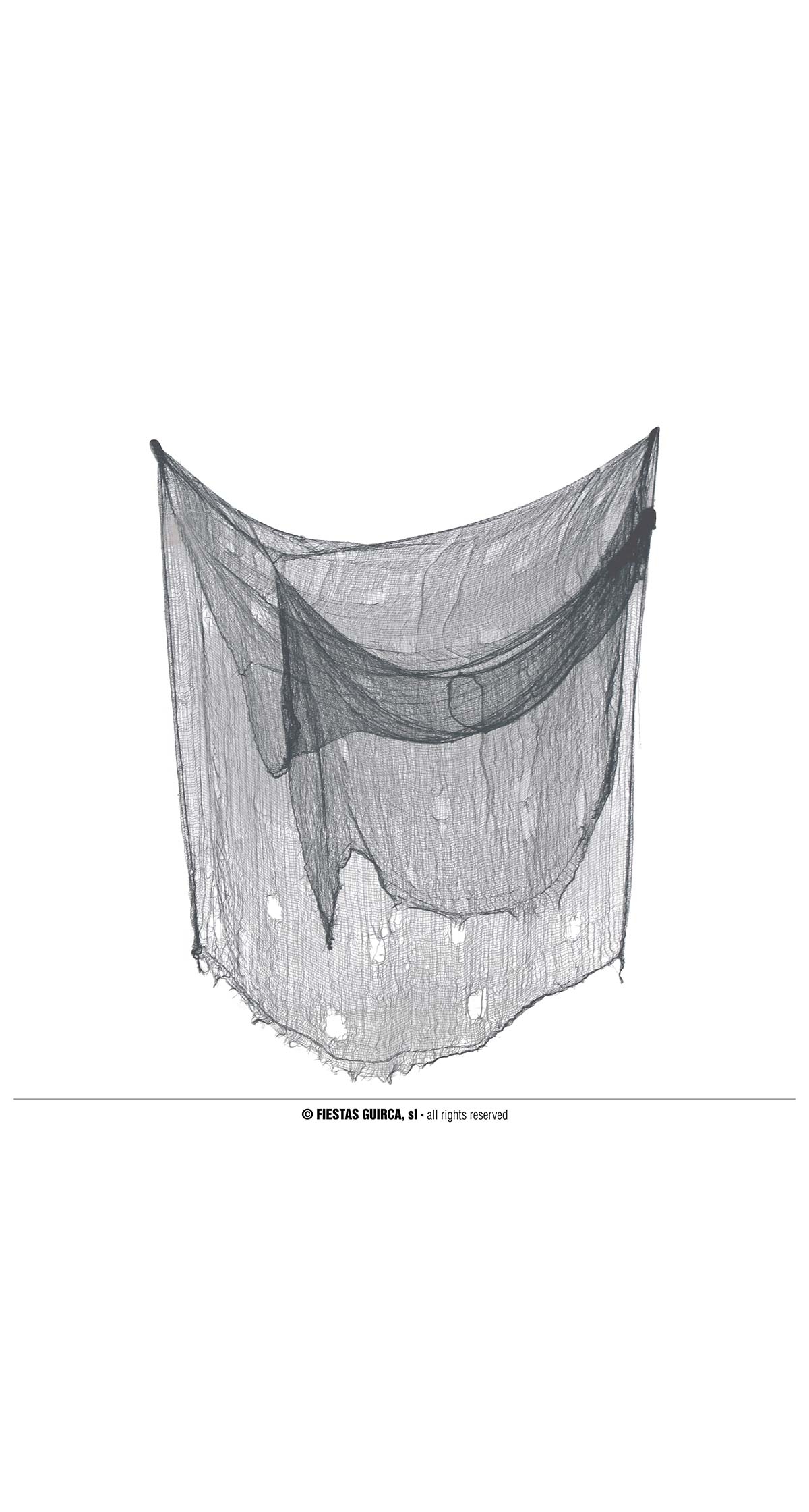 Halloween Decoration Grey Fabric 200x500cm