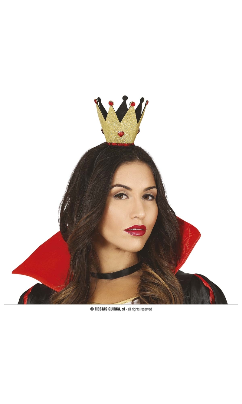 Golden Crown Mini Queen Tiara