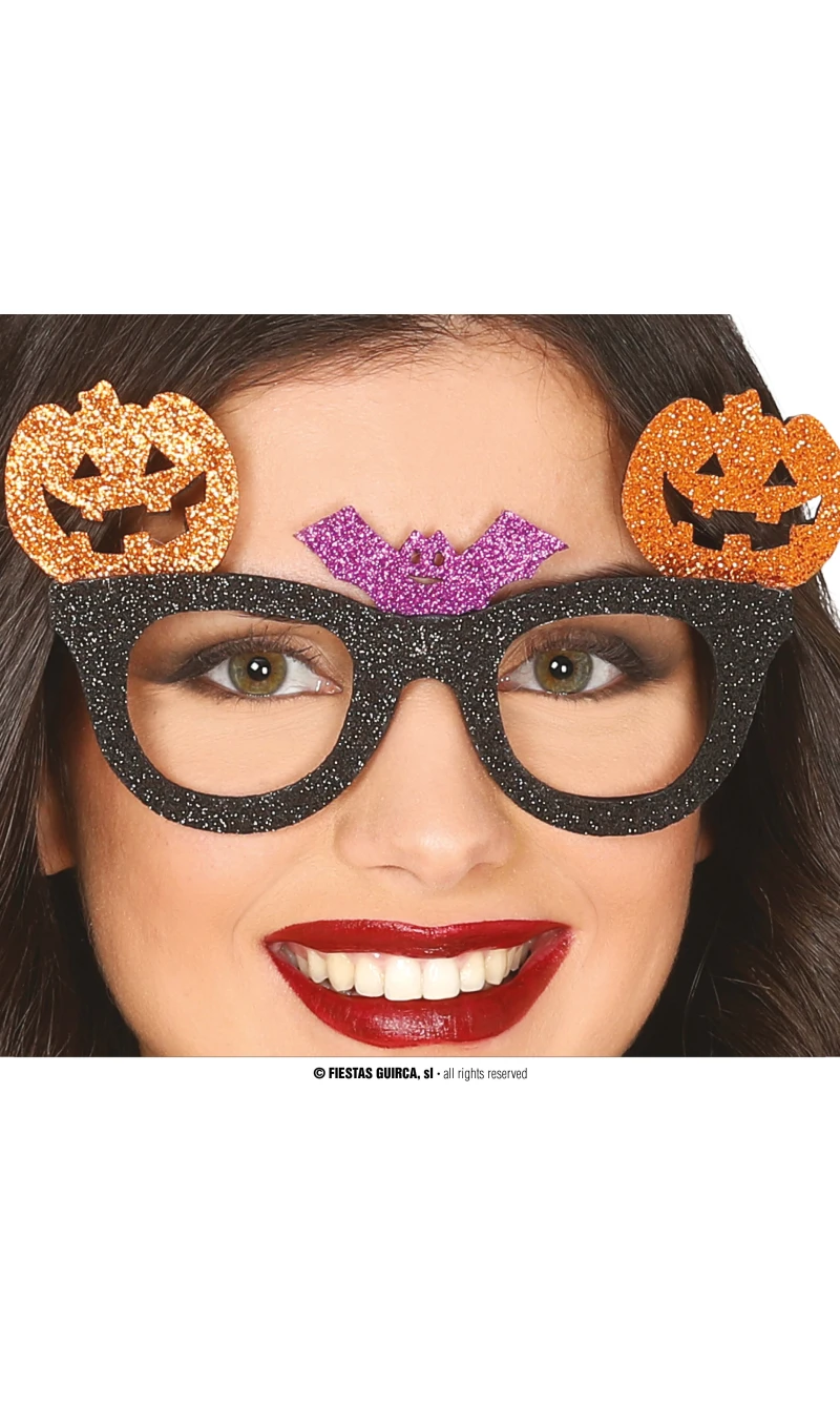 Halloween Glasses With Pumpkins