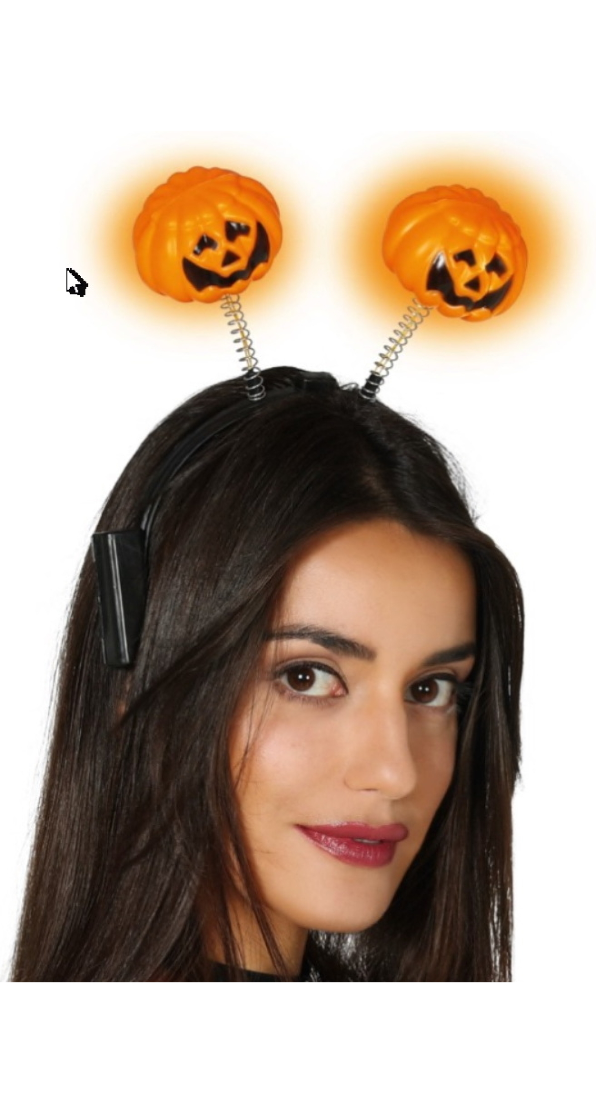 Pumpkin Headband With Light