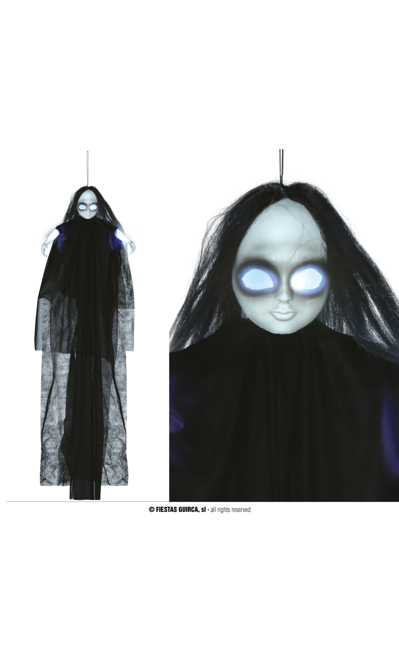 Halloween Hanging Girl With Light & Sound 130cm