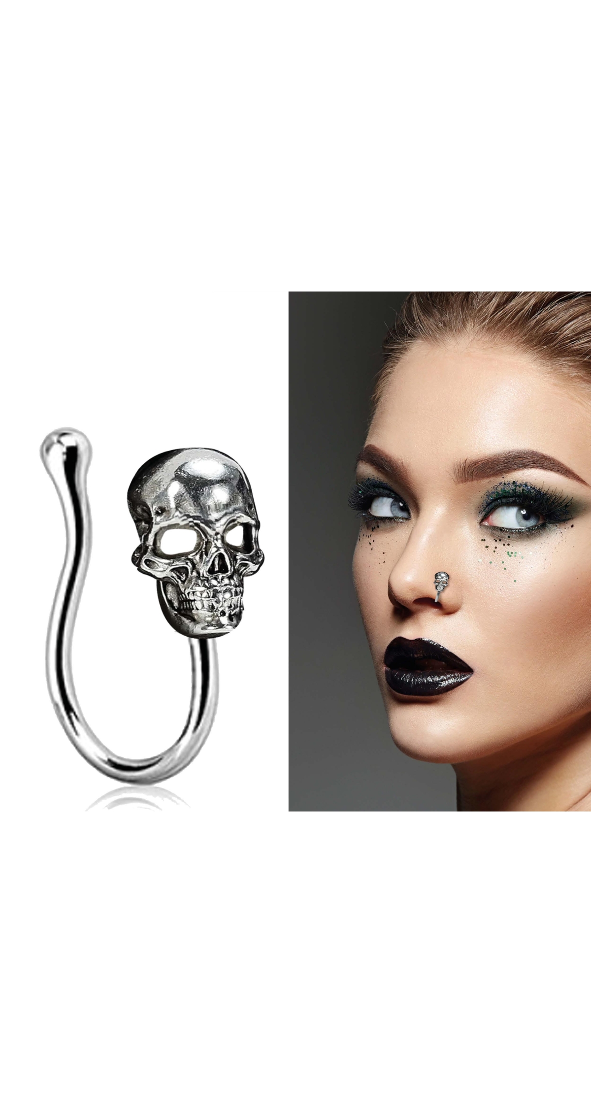 Halloween Skull Piercing
