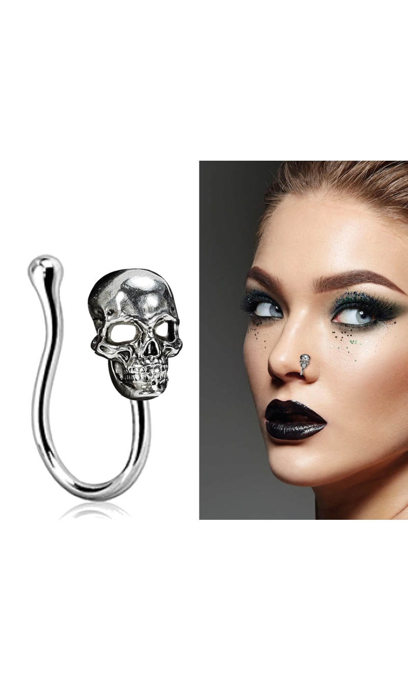 Halloween Skull Piercing