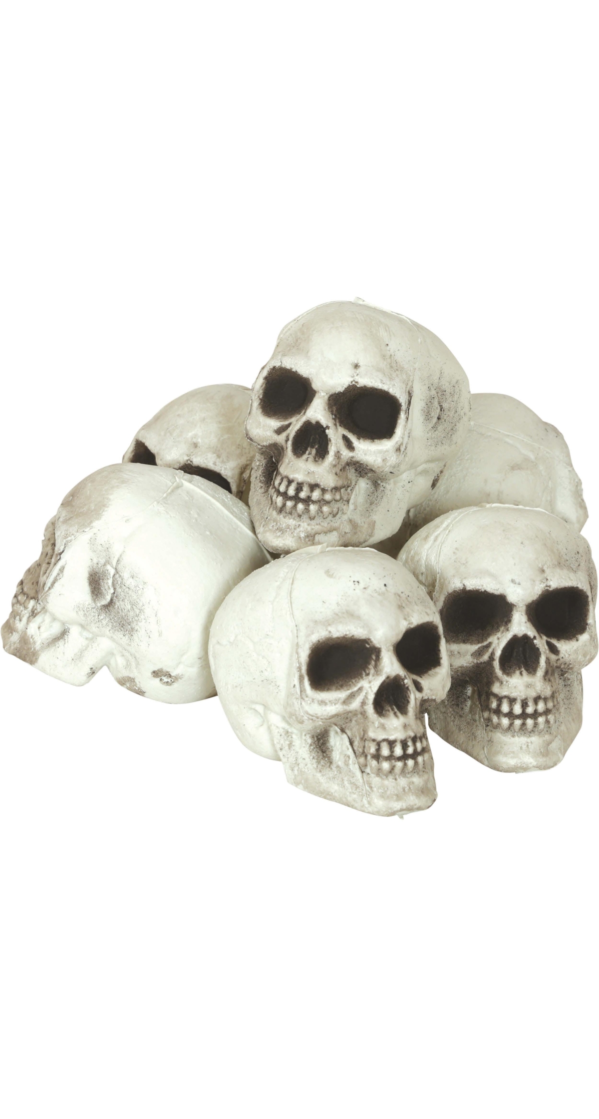 Halloween Skulls 8cm - 6pcs