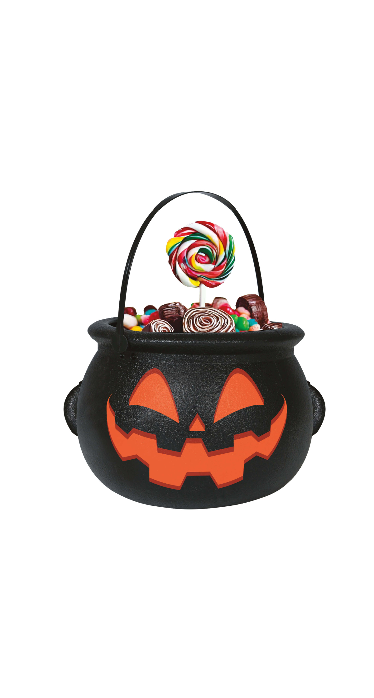Halloween Pumpkin Cauldron 16x20cm
