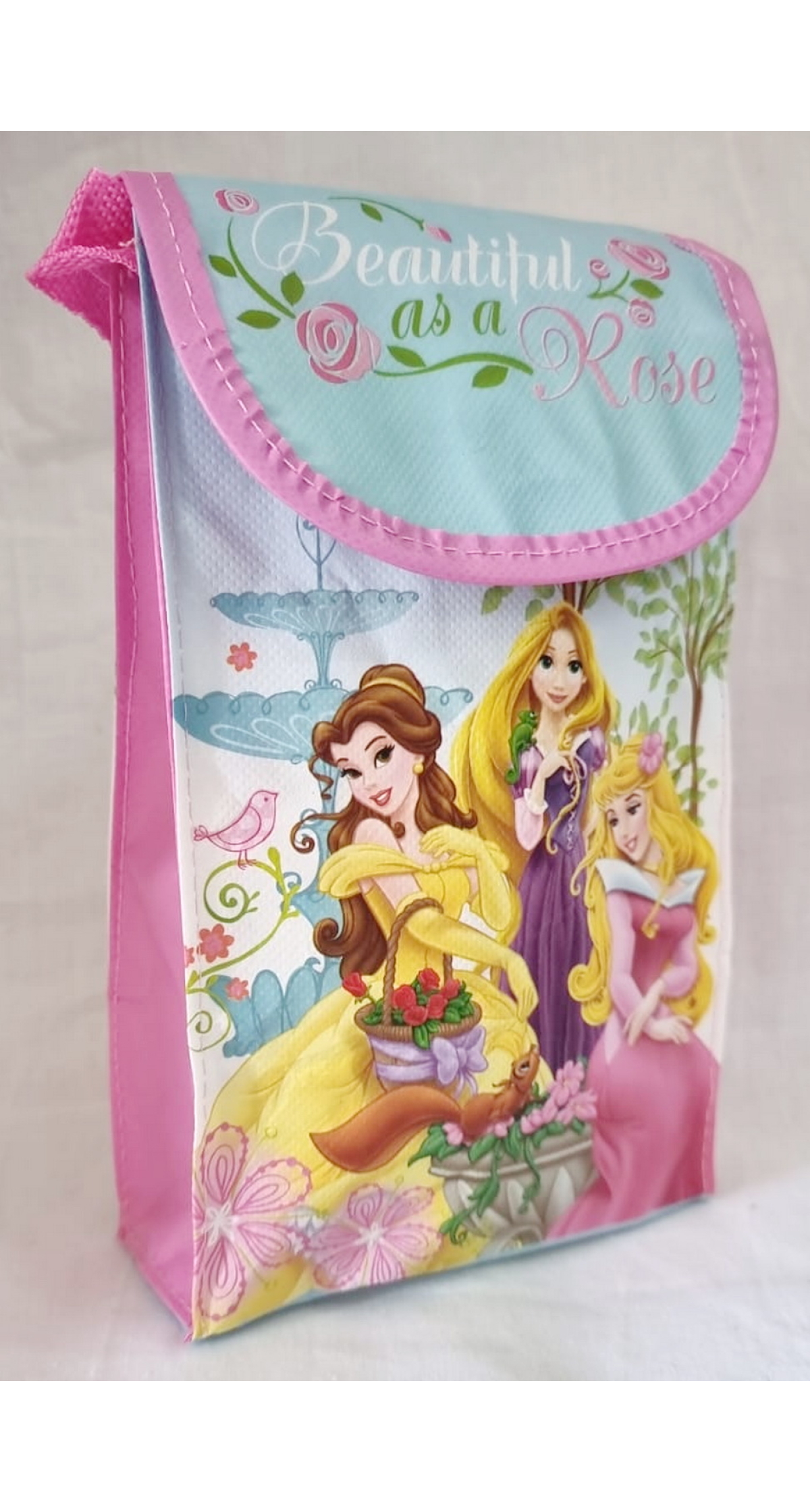 Disney Princess Party Favour Bag With Flap & Handle – 25x14cm