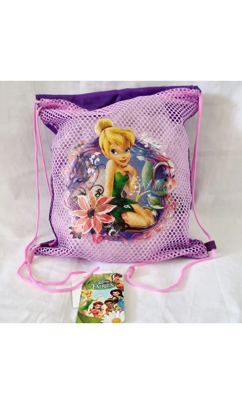 Beach Net Carrier Bag Tinker Bell - 31x26cm