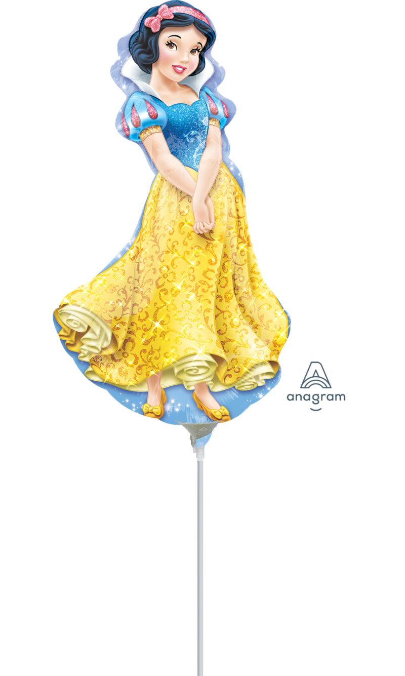Princess Snow White Mini Air-Filled Foil Balloon 14" (23cm)