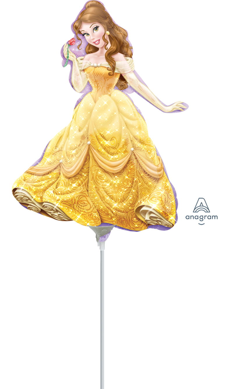 Princess Belle Mini Air-Filled Foil Balloon 14" (23cm)