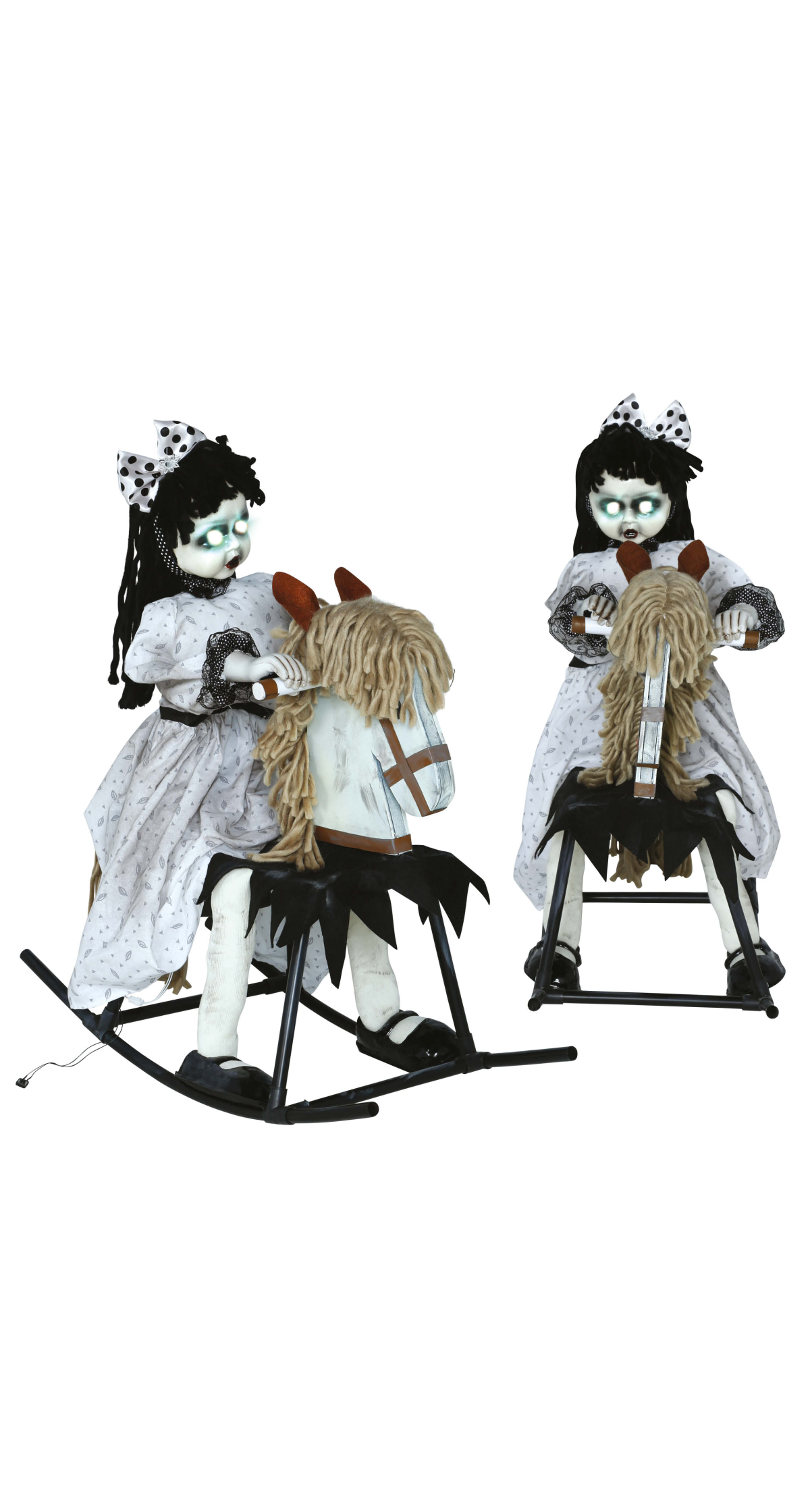 Halloween Rocking Horse Doll With Light Sound & Movement 70cm