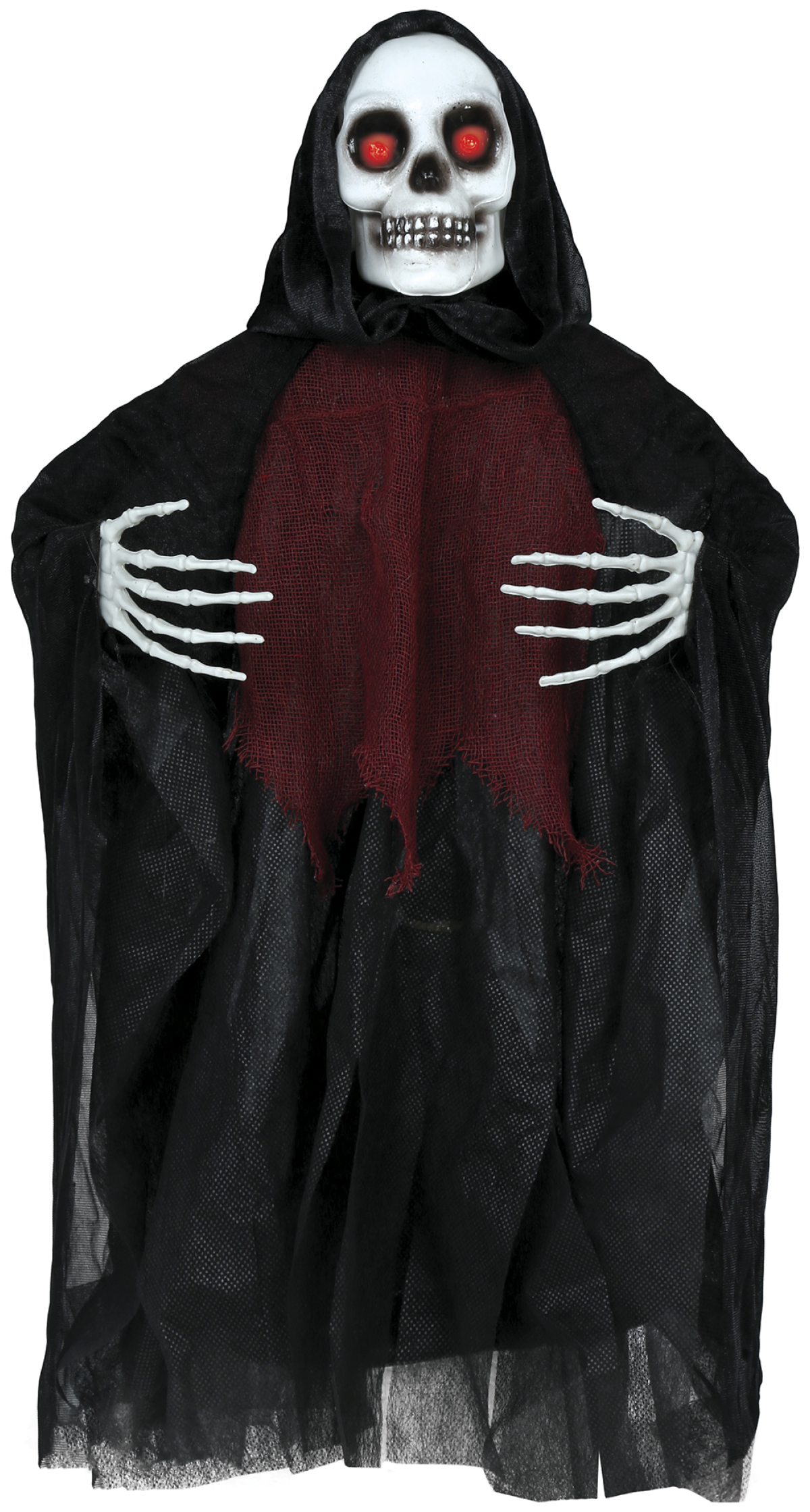 Halloween Hanging Skeleton With Light Sound & Movement 60cm
