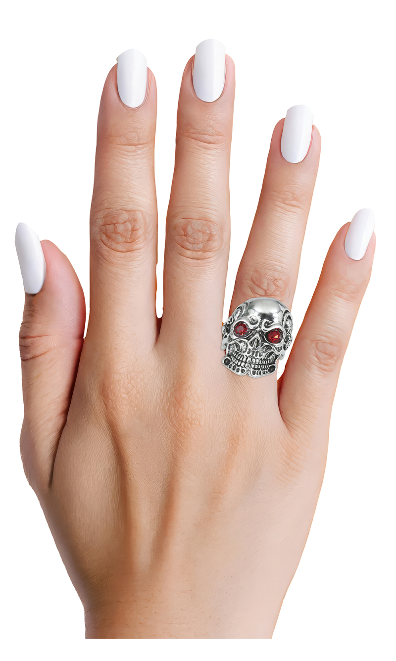 Halloween Metal Skull Ring