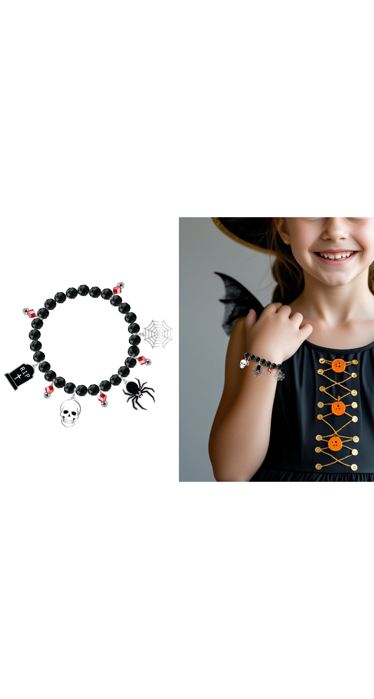 Halloween Black Figure Bracelet