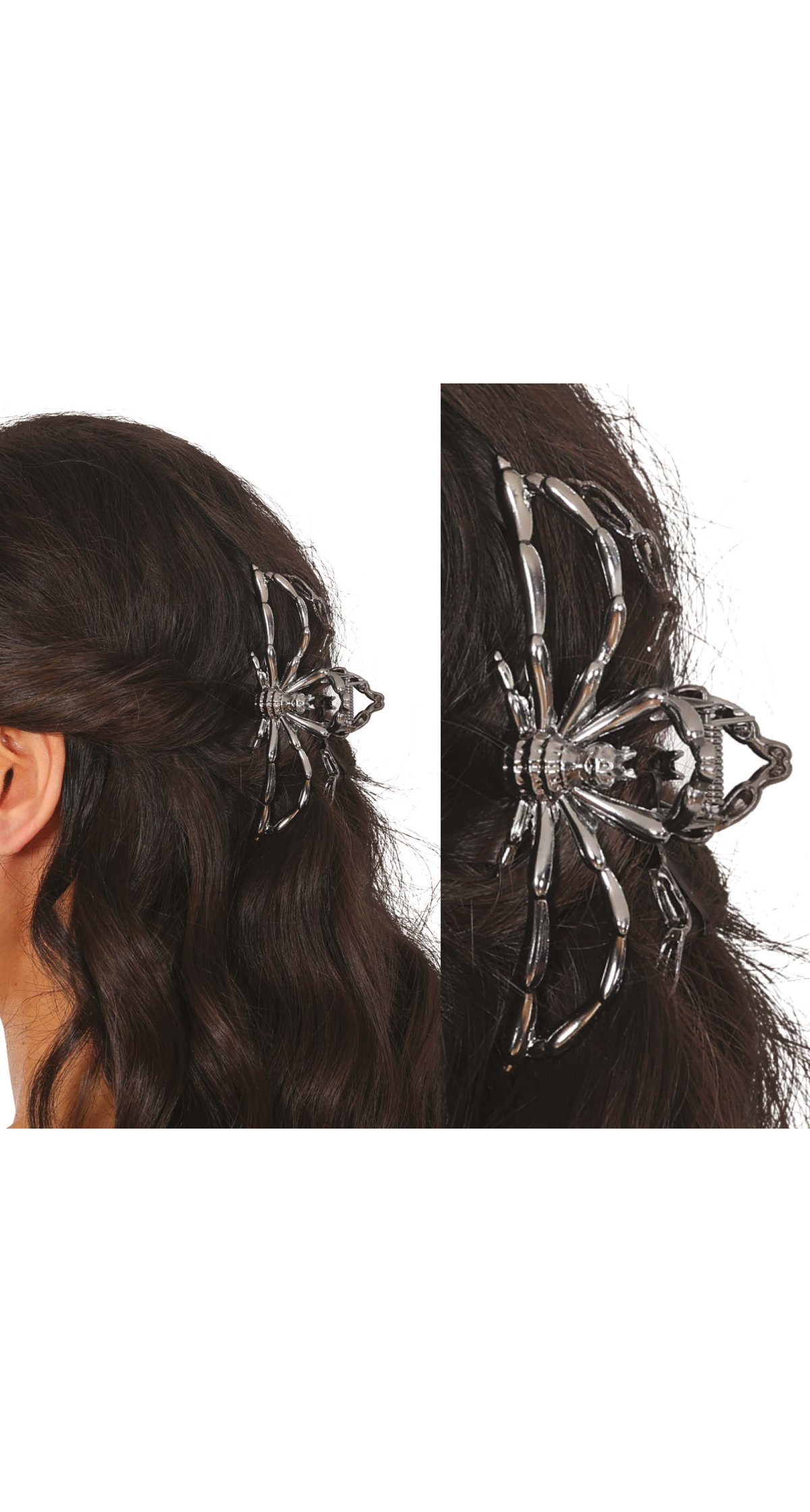 Halloween Spider Metal Hair Clip