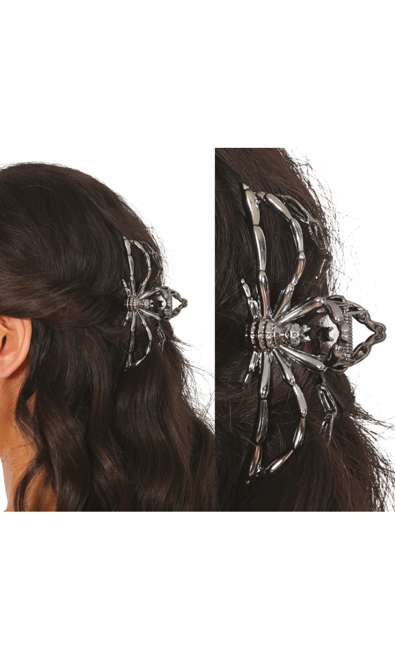 Halloween Spider Metal Hair Clip