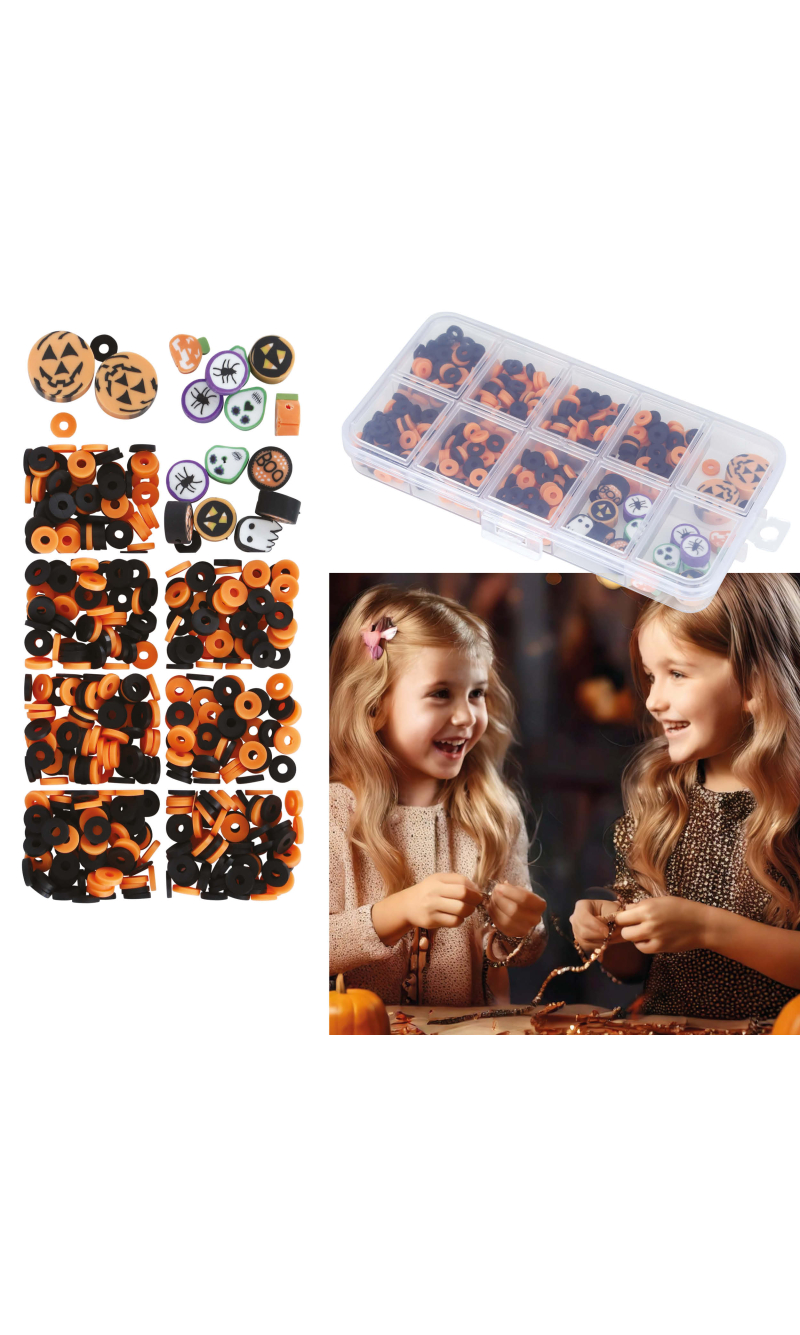 Halloween Bracelet Pieces DIY Kit - 512pcs