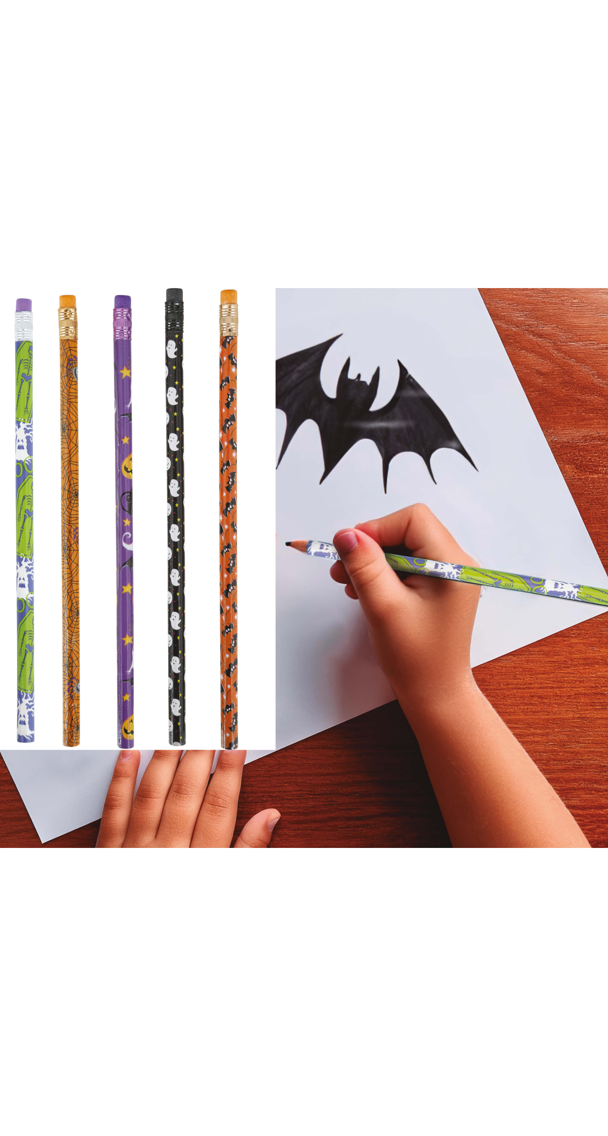 Halloween Pencils 18.5cm - 12pcs