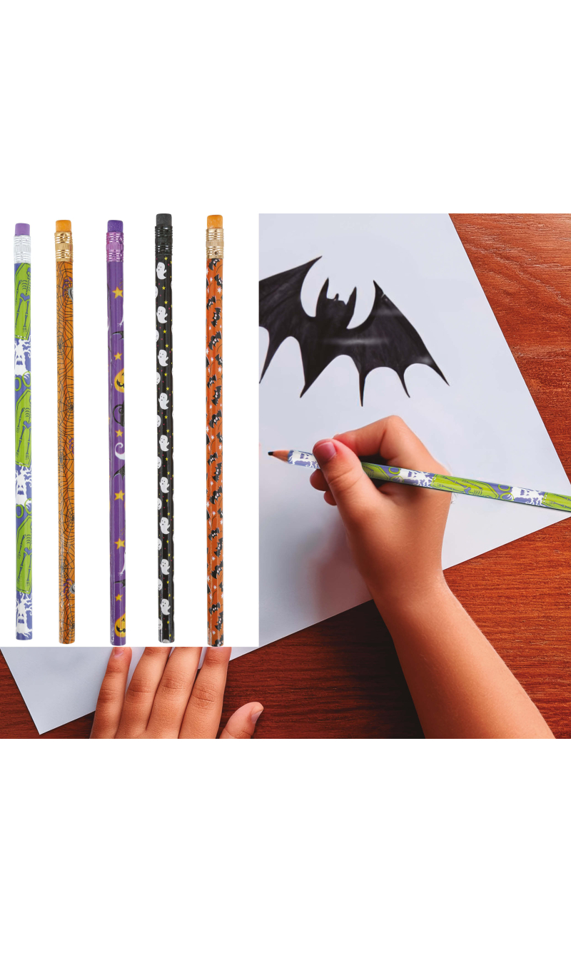 Halloween Pencils 18.5cm - 12pcs