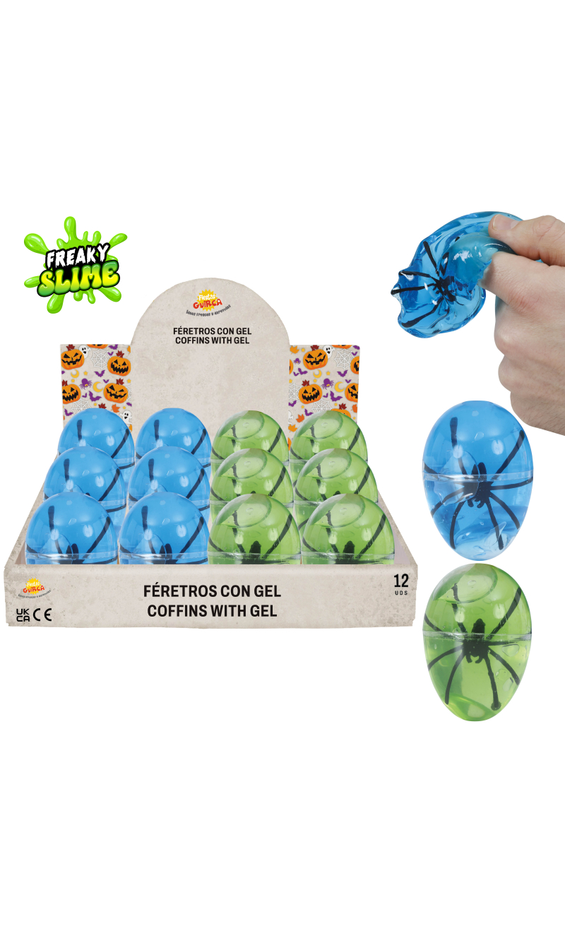 Halloween Party Favour Toy Egg With Spider (Assorted) 6cm