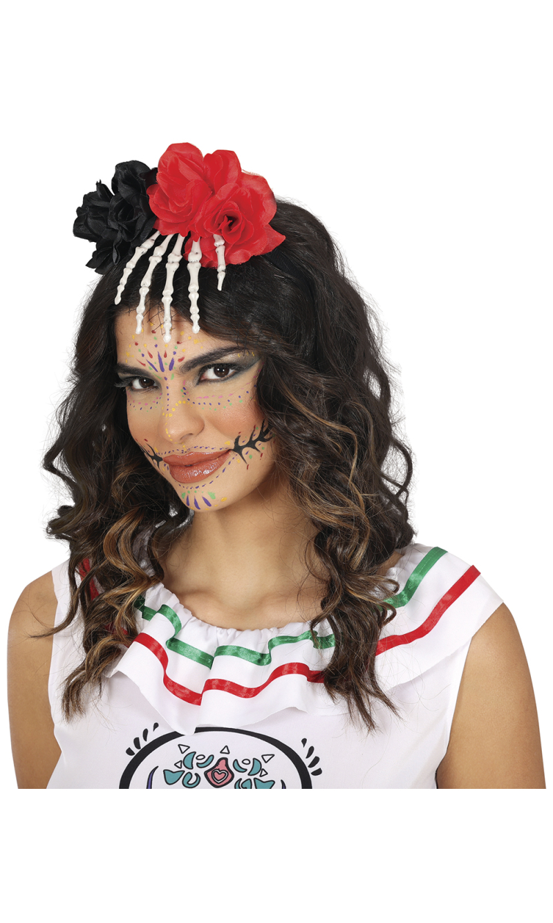 Halloween Skeleton Hand Headband
