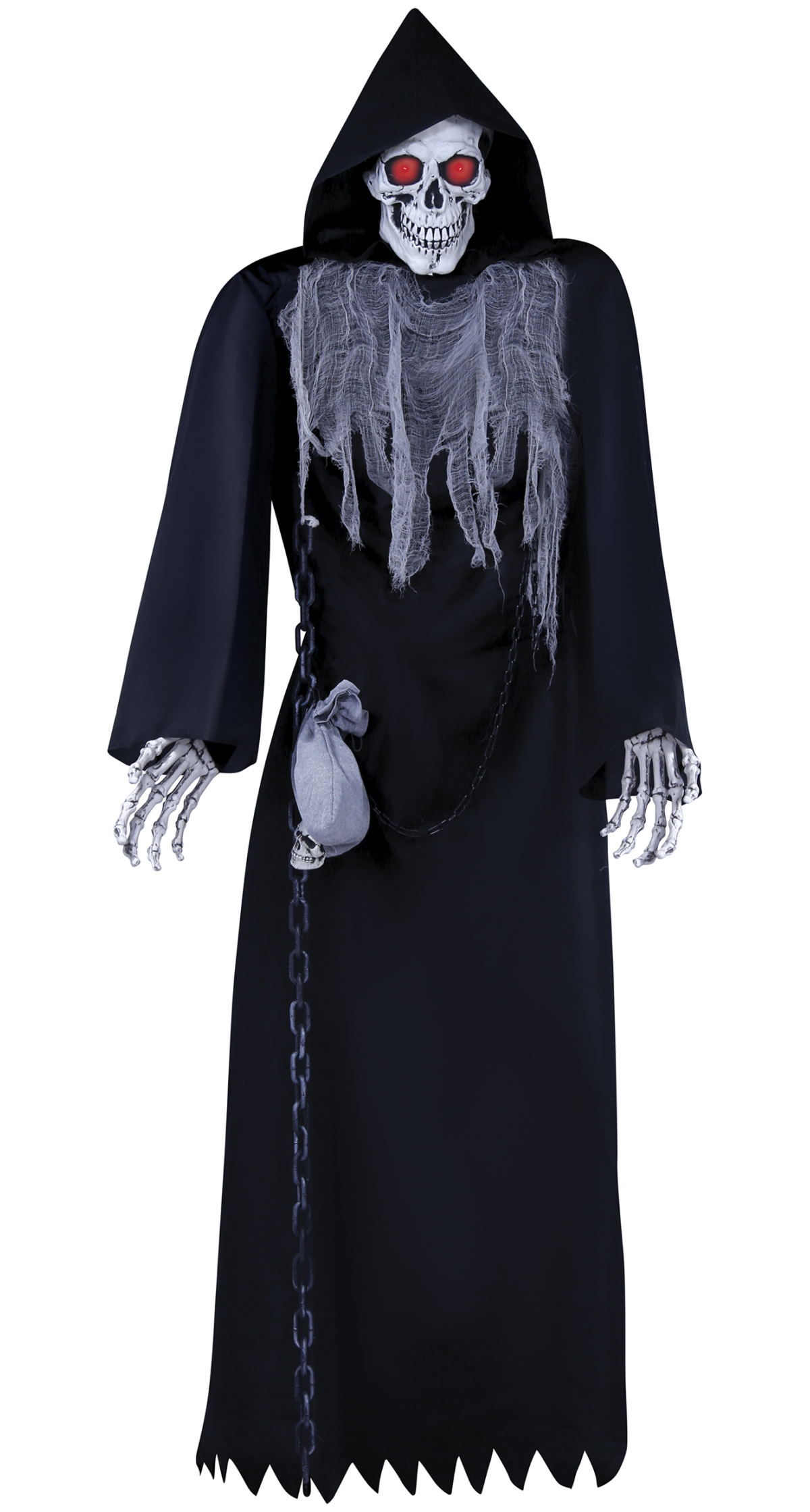 Halloween Ginormous Skeleton With Tunic Light Sound & Movement 250cm