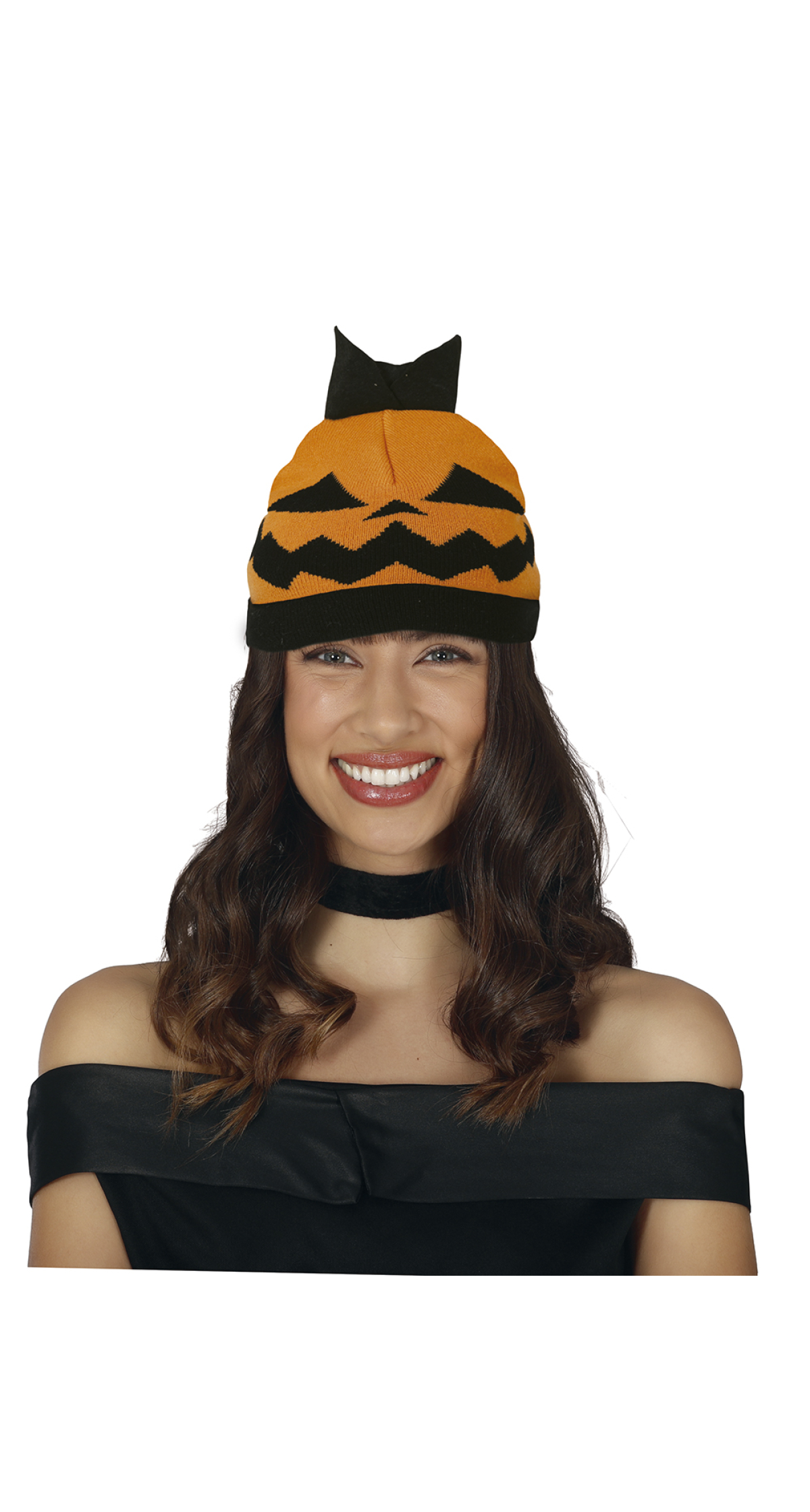 Halloween Wool Effect Pumpkin Hat