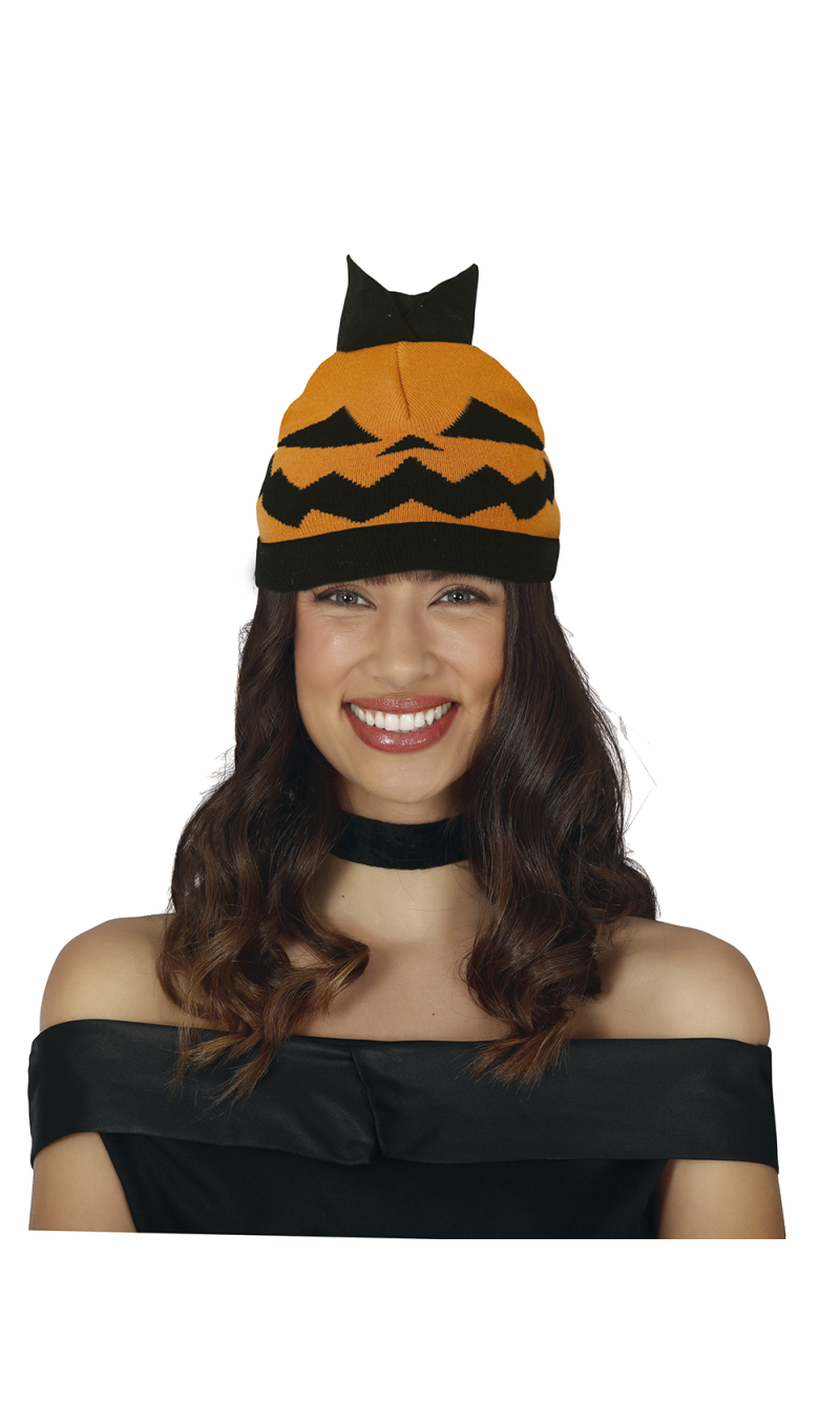 Halloween Wool Effect Pumpkin Hat