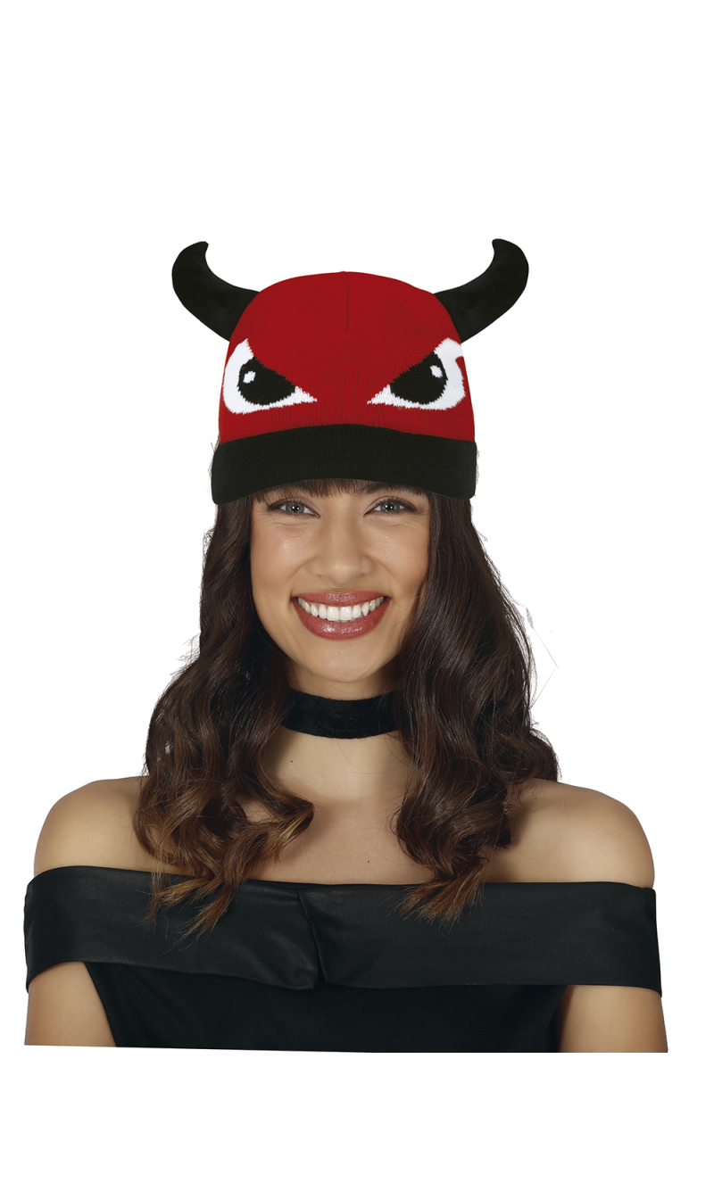 Halloween Wool Effect Demon Hat