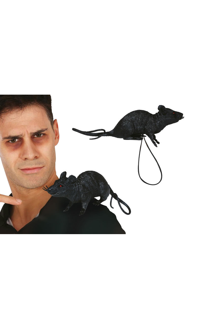 Halloween Rat With Shoulder Strap 16cm