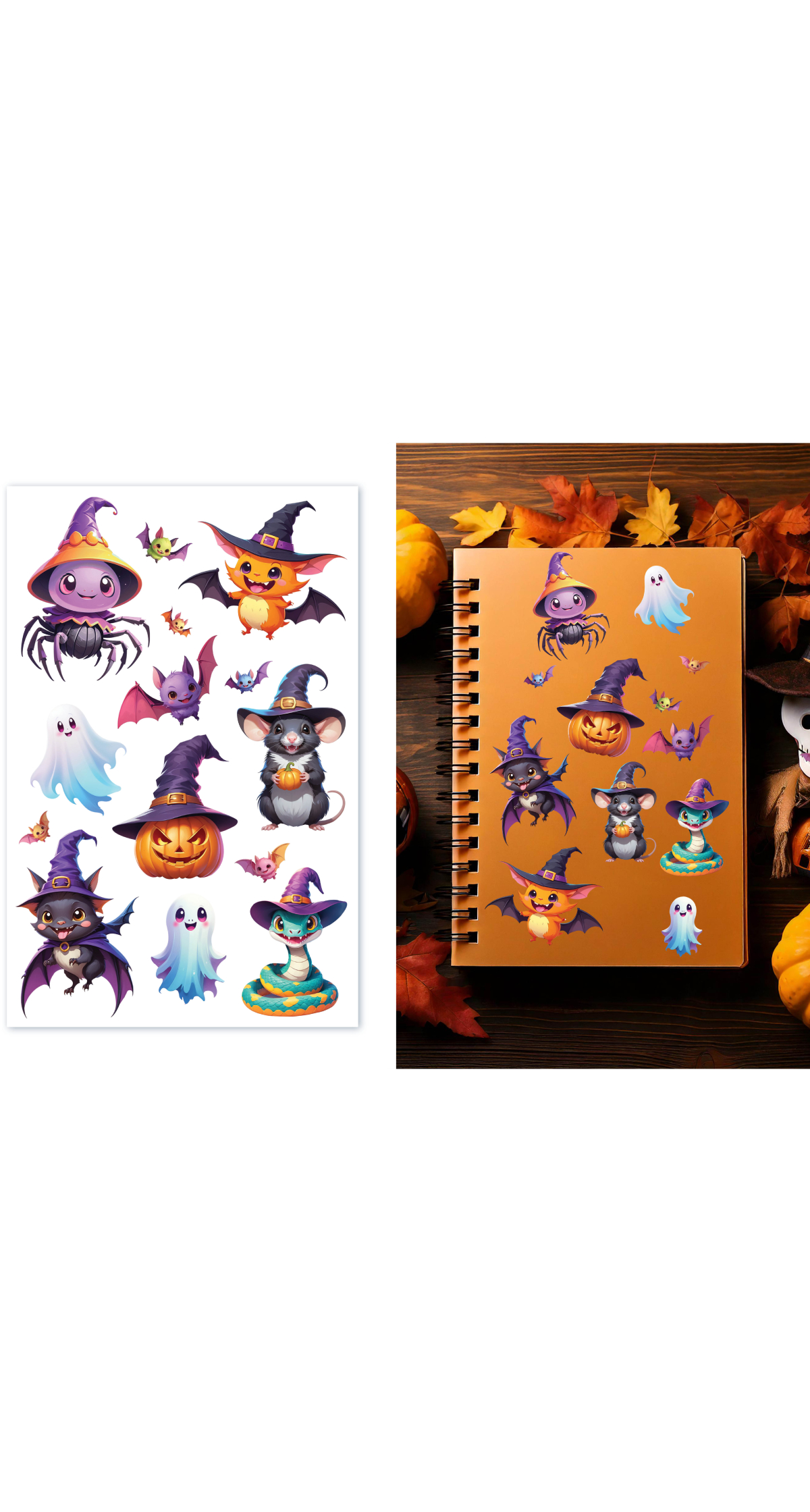 Halloween Assorted Characters Stickers