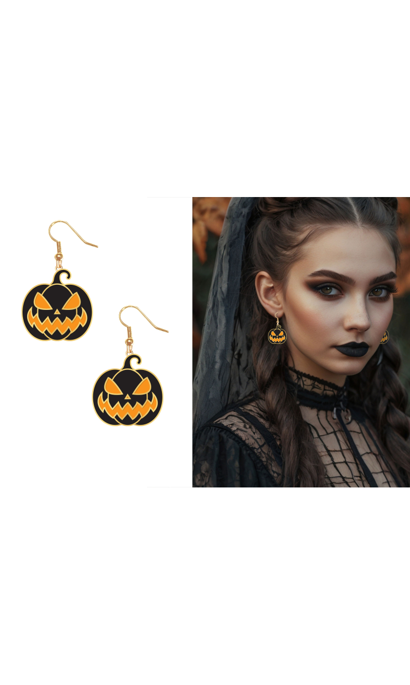 Halloween Earrings Pumpkins