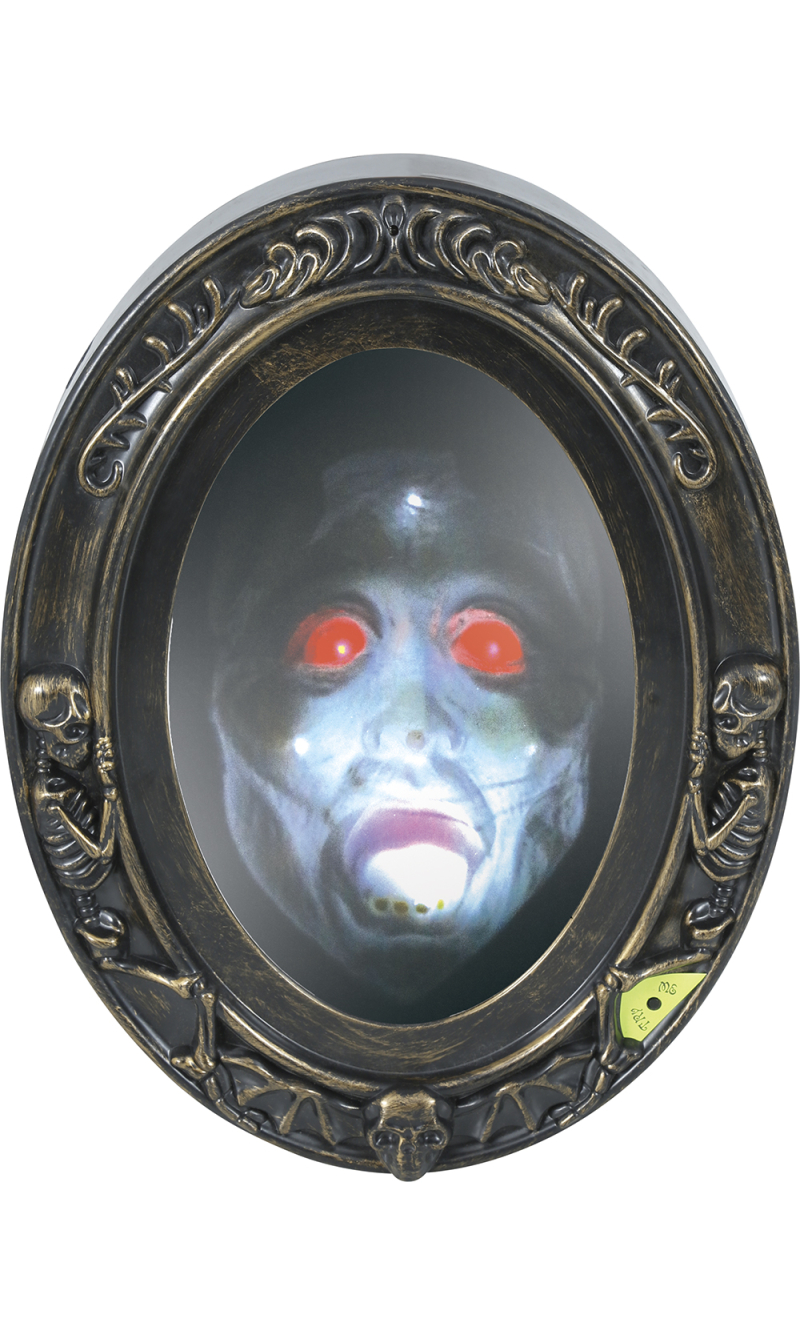 Halloween Decoration Mirror With Light & Sound 25x32cm