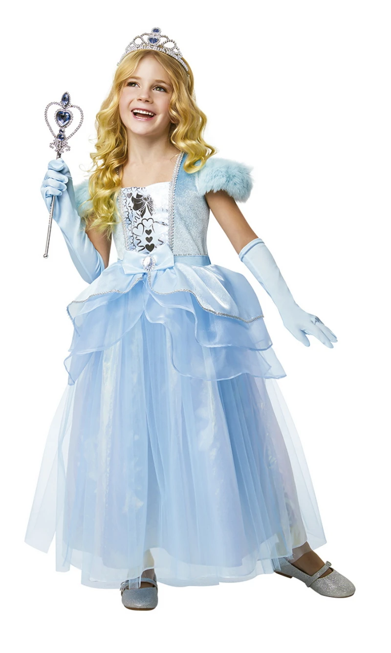 Blue Princess (Cinderella) Costume - Age 7 to 8 Years