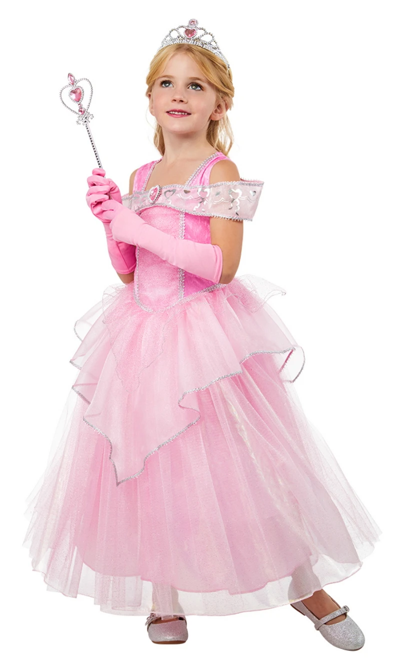 Pinky Princess (Aurora) Costume - Age 7 to 8 Years
