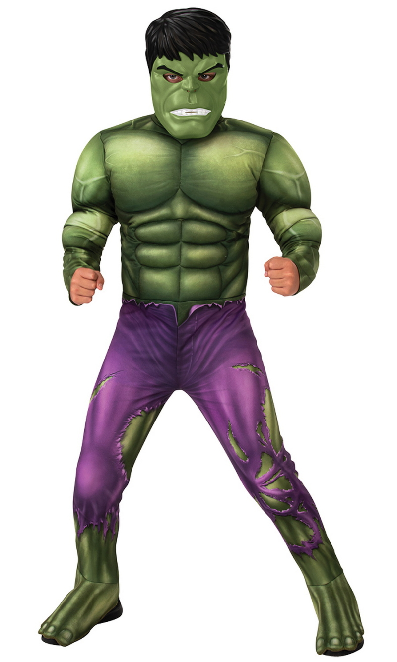 Official Licensed Hulk Deluxe Costume - Age 9 to 10 Years