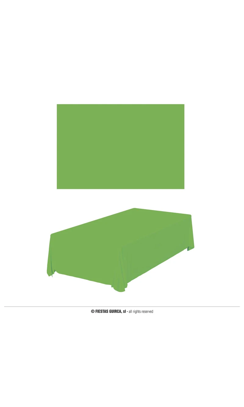 Neon Green Tablecover - 137x274cm