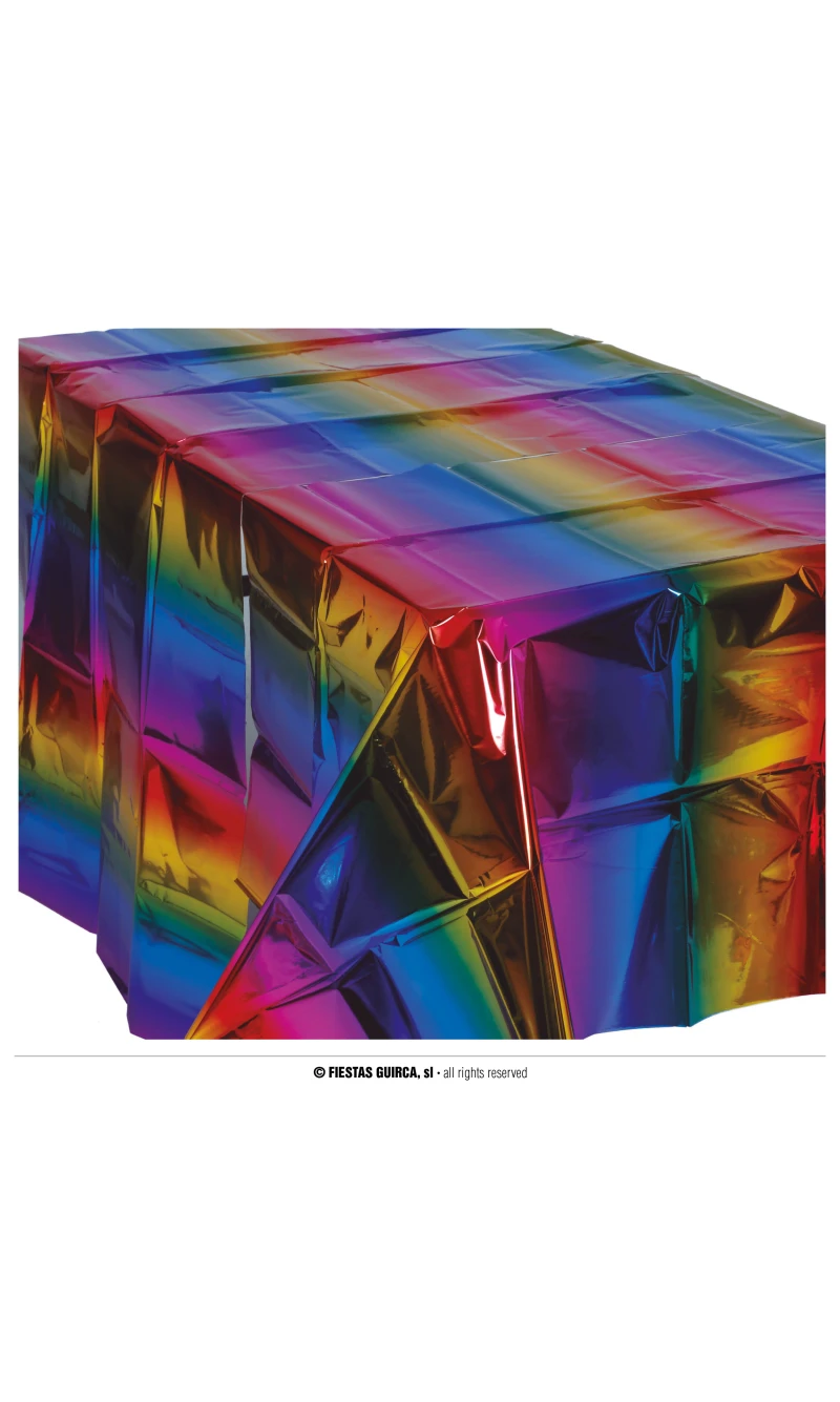 Rainbow Multicolored Tablecover - 137x274cm