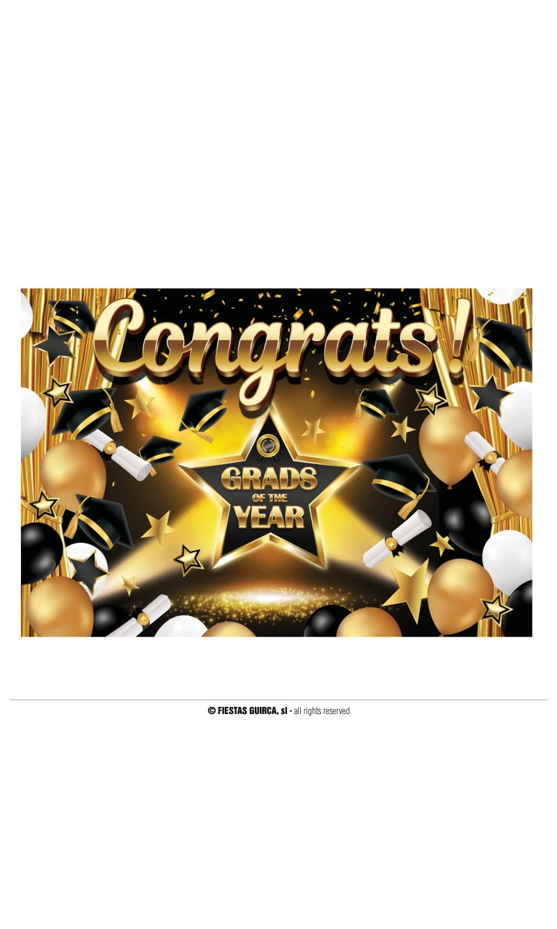 Graduation Backdrop - 220x150cm