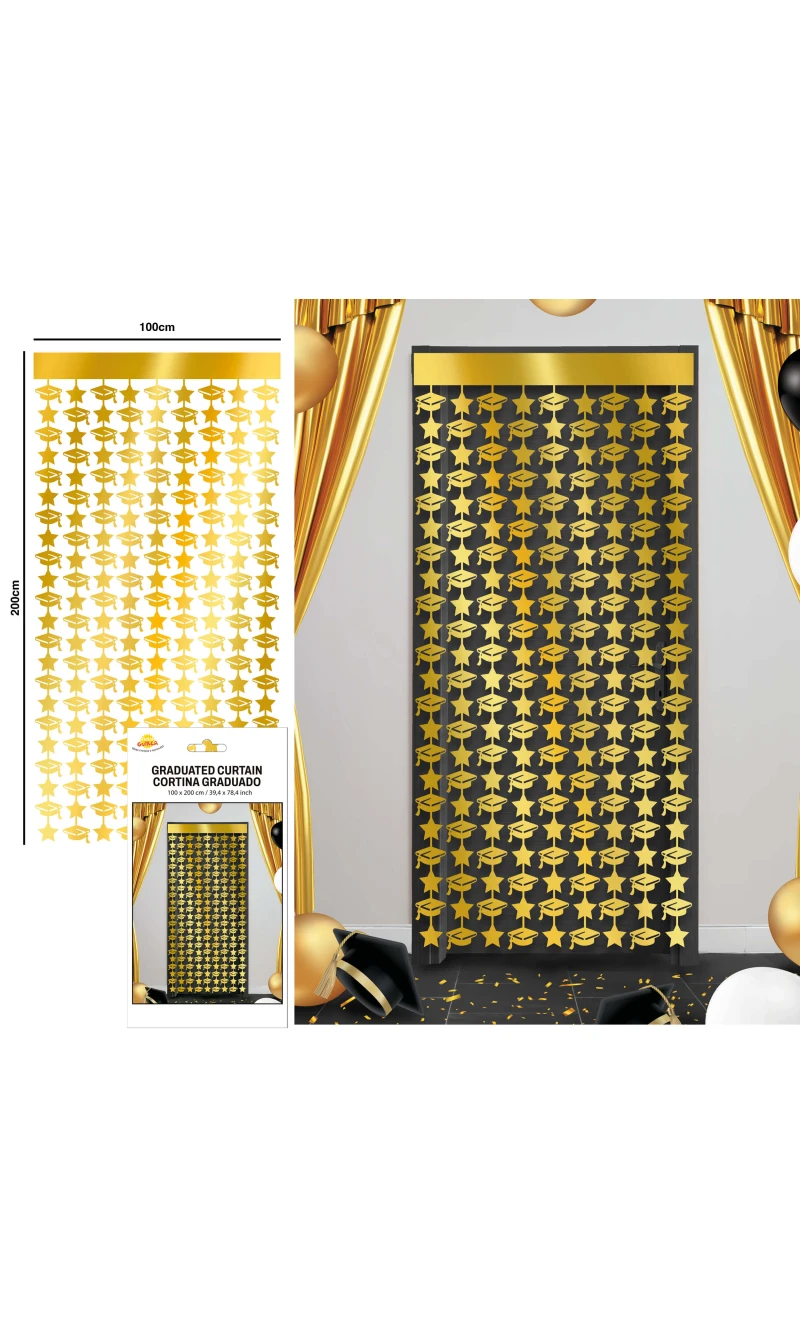 Graduation Tinsel Curtain 100x200cm
