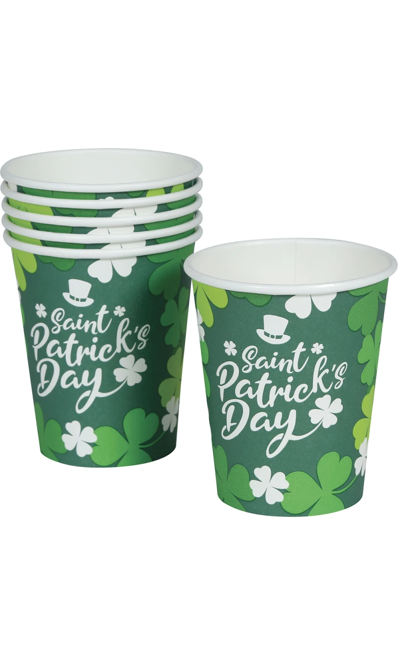 Saint Patrick's Cups 240ml - 6pcs