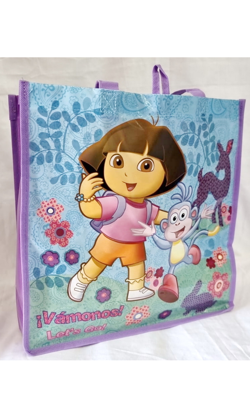 Dora The Explorer Let's Go Reusable Tote Gift Bag – 35×34.5cm