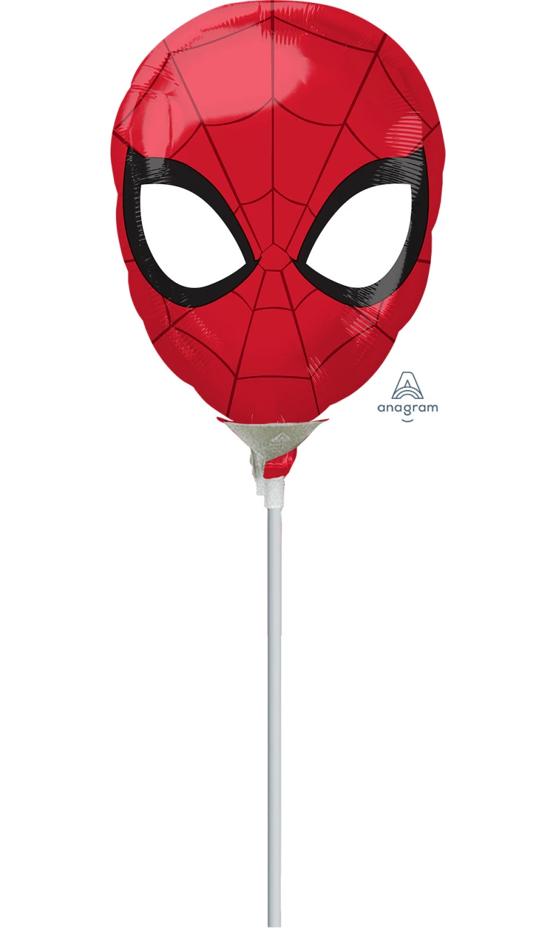 Spider-Man Head Mini Air-Filled Foil Balloon 14" (23cm)