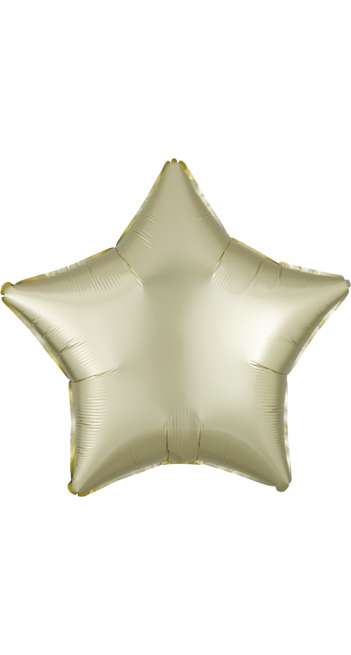 Satin Luxe Pastel Yellow Star Standard Star Foil Balloon 18" (45cm)