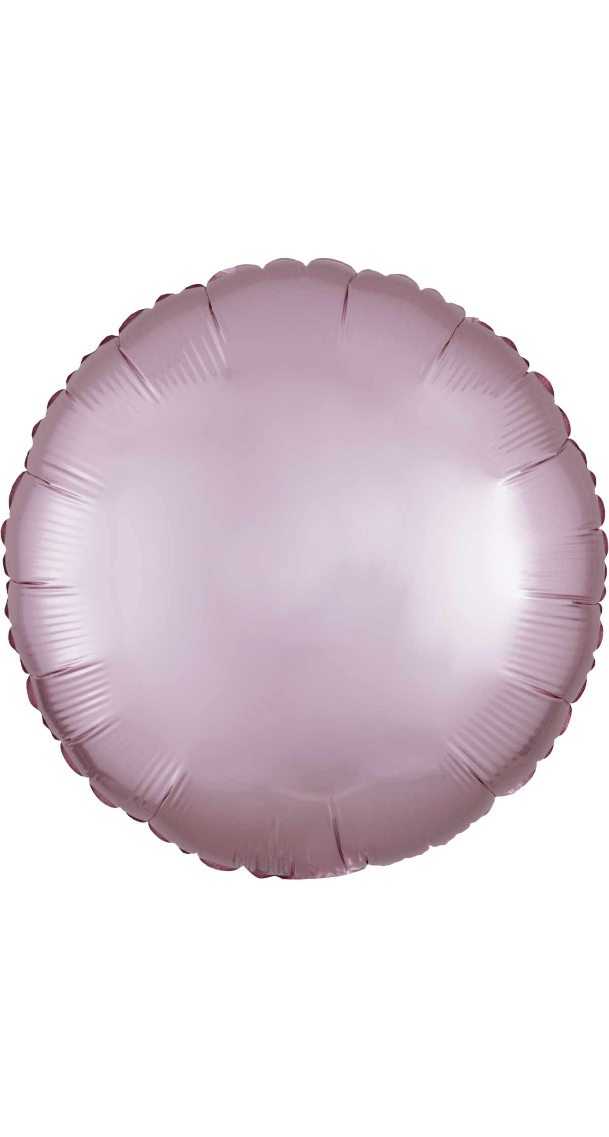 Satin Luxe Pastel Pink Standard Circle Foil Balloon 18" (45cm)
