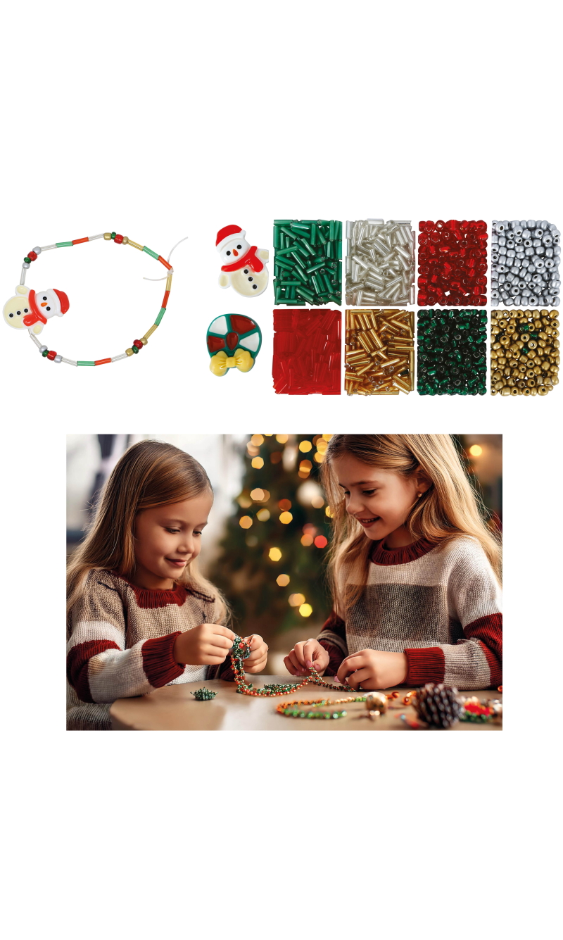 Christmas Party Favor Bracelets DIY - 1100pcs